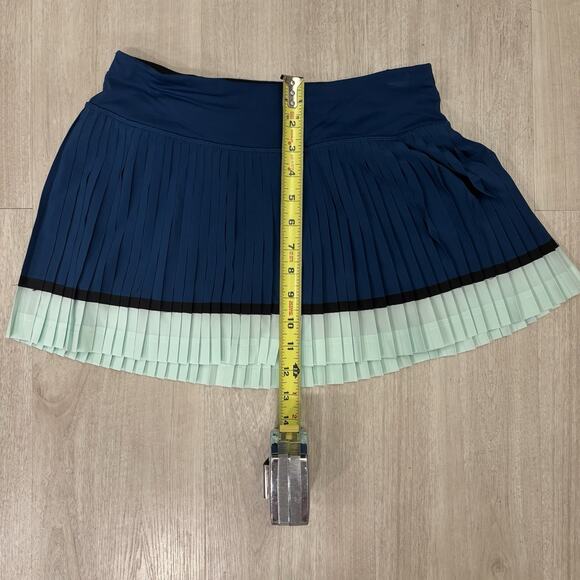 Lululemon Pleated High Rise Women's Tennis Skirt Striped Size 4 - LOT OF 2 - Picture 8 of 12